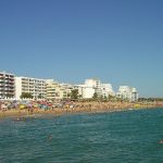 Quarteira Algarve beliebtes Touristenziel in Portugal