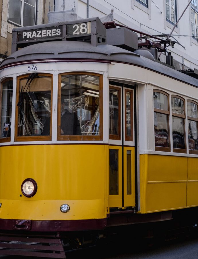 Tram 28 Straßenbahn in Lissabon