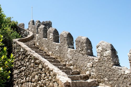 Castelo dos Mouros, Sintra, Maurische Burg, Portugal Sehenswürdigkeiten