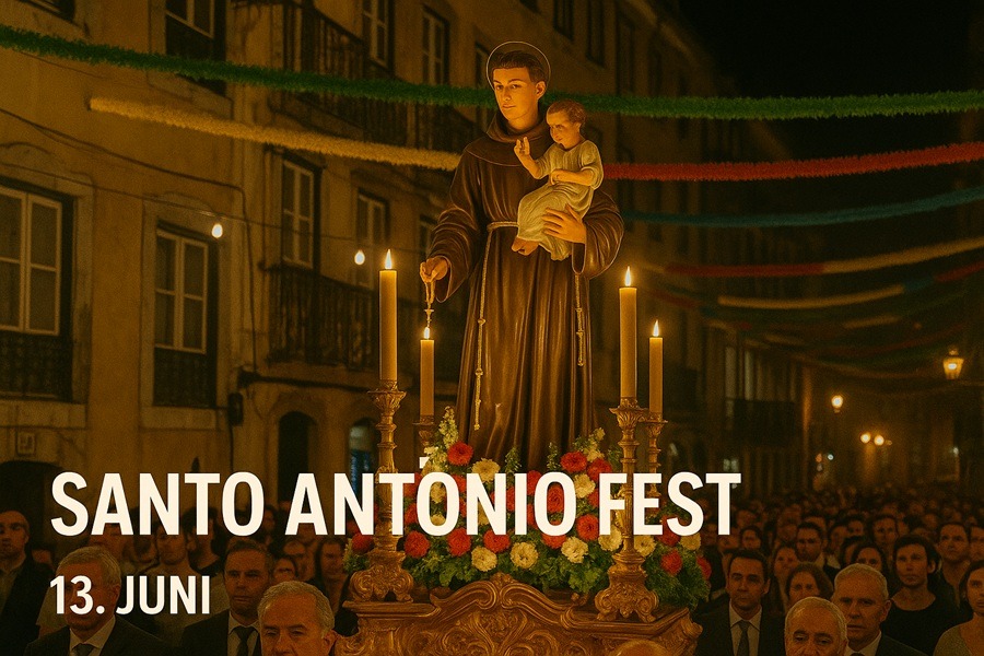 Santo António Fest, Lissabon, 13. Juni, portugiesische Tradition