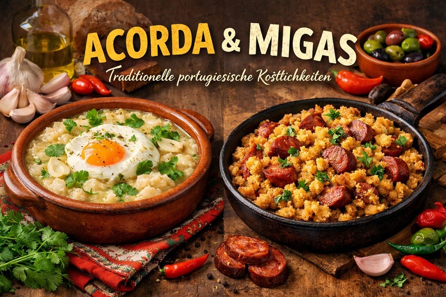 Açorda und Migas – zwei Klassiker der portugiesischen Brotküche