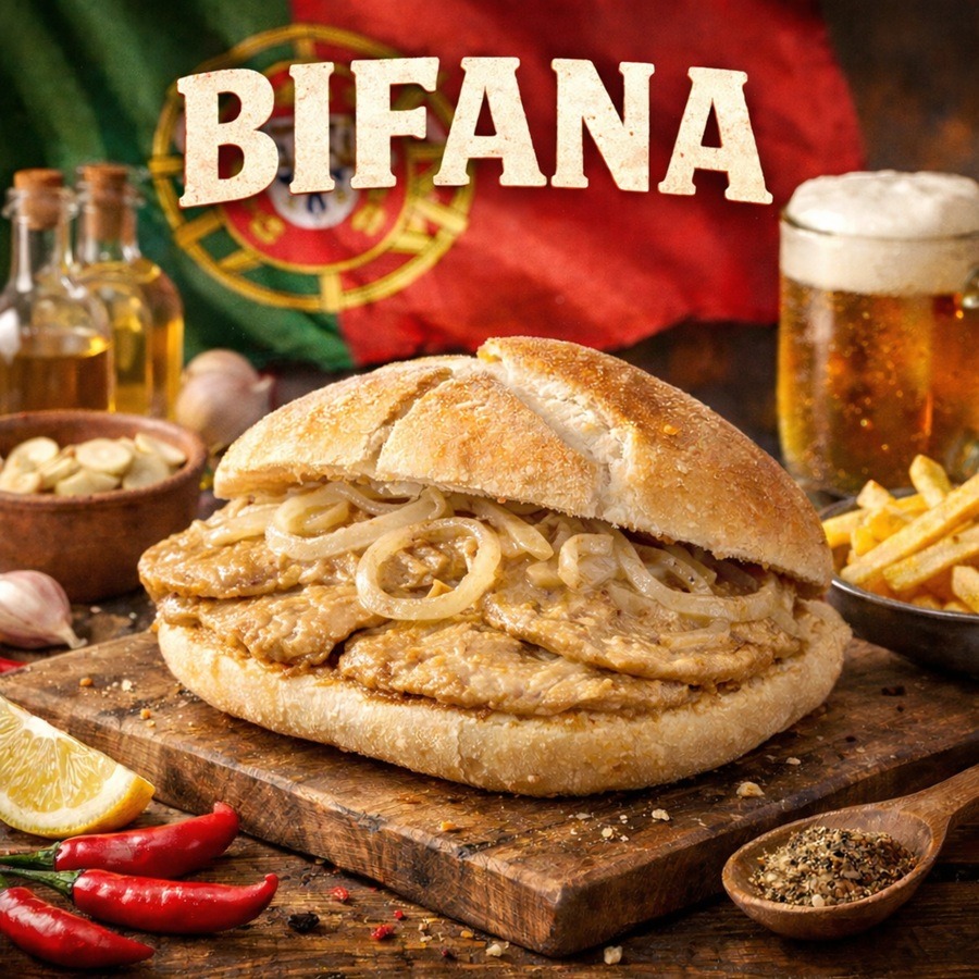 Bifana- Das traditionelle portugiesische Sandwich