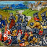 Schlacht von Aljubarrota im Jahr 1385 in Portugal