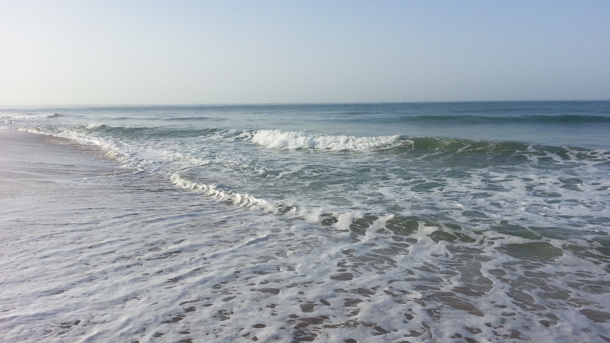 Praia do Carneiro, Porto Strand, Foz do Douro, Atlantikküste Portugal