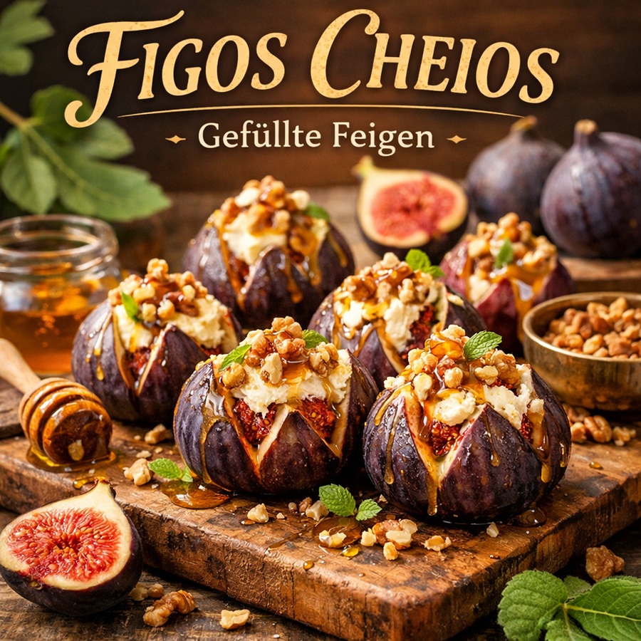 Figos Cheios- Das portugiesische Rezept für gefüllte Feigen