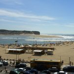 Praia de Foz do Arelho, Lagune von Óbidos, Caldas da Rainha, Silberküste