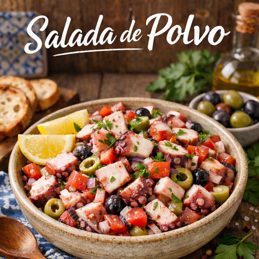 Salada de Polvo – der erfrischende Tintenfischsalat aus Portugal
