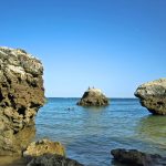 Praia da Oura, Albufeira Strand, Algarve Urlaub, Wassersport Algarve