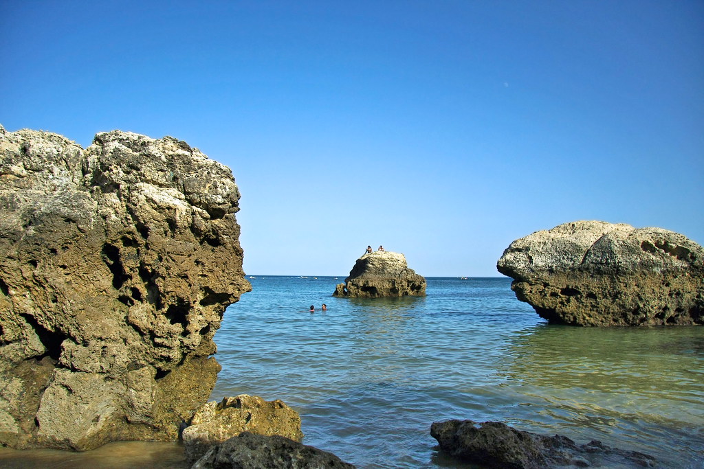 Praia da Oura, Albufeira Strand, Algarve Urlaub, Wassersport Algarve