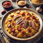 Arroz de Pato, portugiesischer Entenreis, Rezept Arroz de Pato, traditionelles portugiesisches Gericht