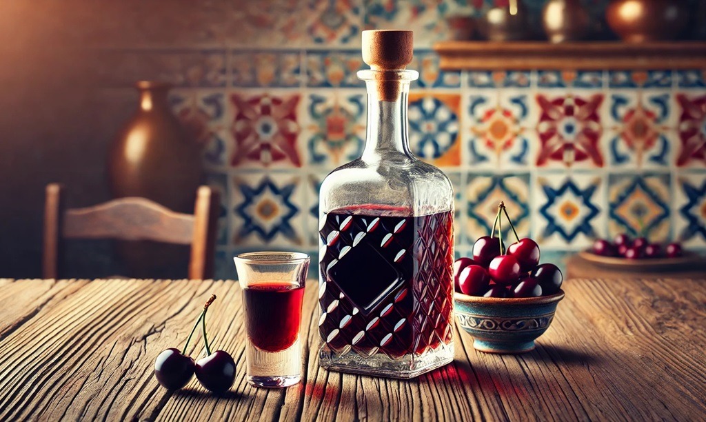 Ginjinha, portugiesischer Likör, Ginja, Kirschlikör