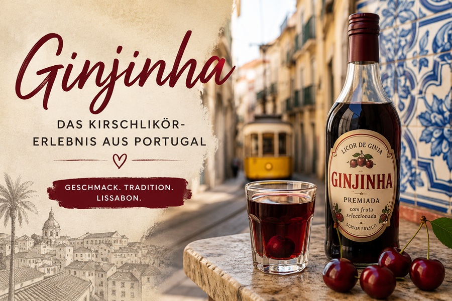 Ginjinha: traditioneller portugiesischer Kirschlikör mit Rezept