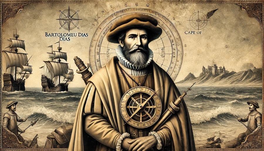 Bartolomeu Dias, Kap der Guten Hoffnung, portugiesische Seefahrt, Seeweg nach Indien, Entdeckungsfahrten