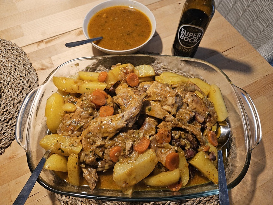Portugiesisches Kaninchen Rezept: Coelho à Caçador