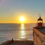 Farol da Nazaré, Nazaré Wellen, Big-Wave-Surfen, Leuchtturm Portugal, Canhão da Nazaré