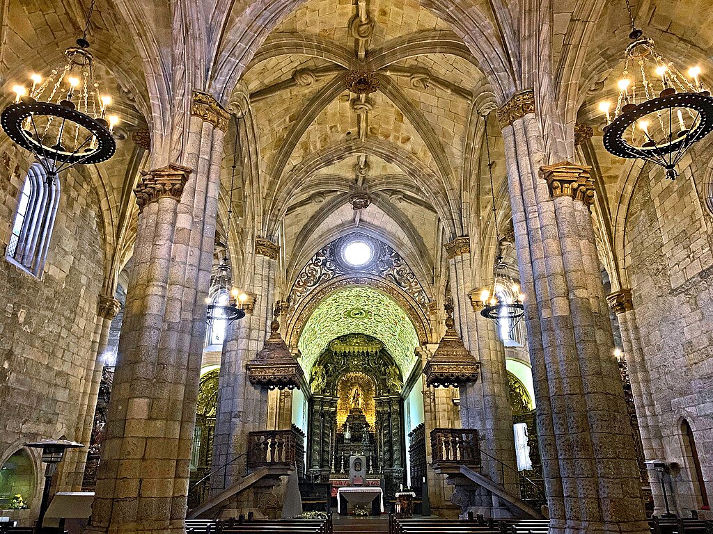 Kathedrale von Viseu, Architektur Portugal, Sehenswürdigkeiten Viseu, Gotik und Manuelinik, Kirchen in Portugal