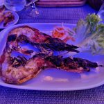 Gegrillte Riesengarnelen an der Algarve genießen