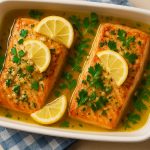 Portugiesischer Zitronen-Knoblauch-Lachs: Modern trifft Tradition