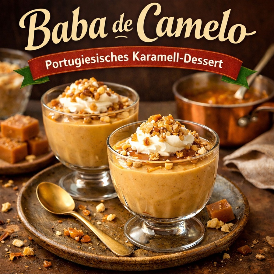 Baba de Camelo- Portugiesisches Karamell-Dessert
