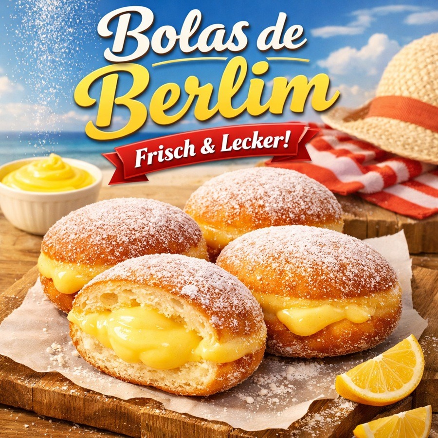 Bolas de Berlim- Portugals süßer Strandklassiker