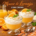 Mousse de Laranja com Crema