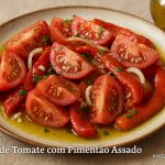 Tomatensalat mit gerösteter Paprika – Portugiesische Salada