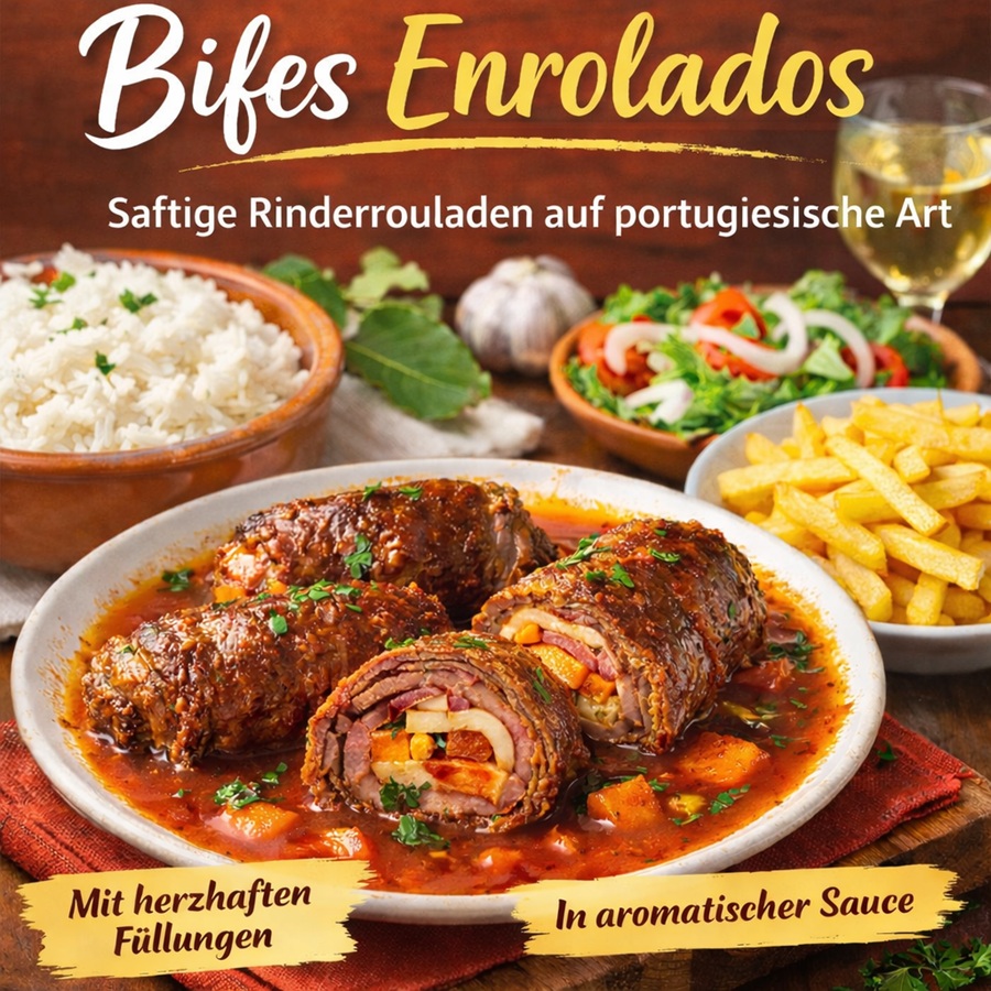 Bifes enrolados portugiesische Rinderrouladen