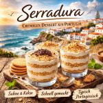 Serradura- Portugiesisches Dessert aus Sahne und Keksen
